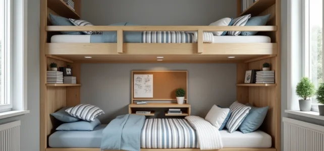 Astuces et idées pour optimiser l’espace d’une petite chambre partagée par deux garçons Astuces et idées pour optimiser l’espace d’une petite chambre partagée par deux garçons