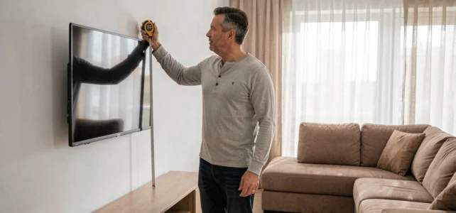 Comment bien choisir la hauteur idéale pour installer une TV 75 pouces chez soi